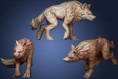 3D model Muscle Wolf (STL)